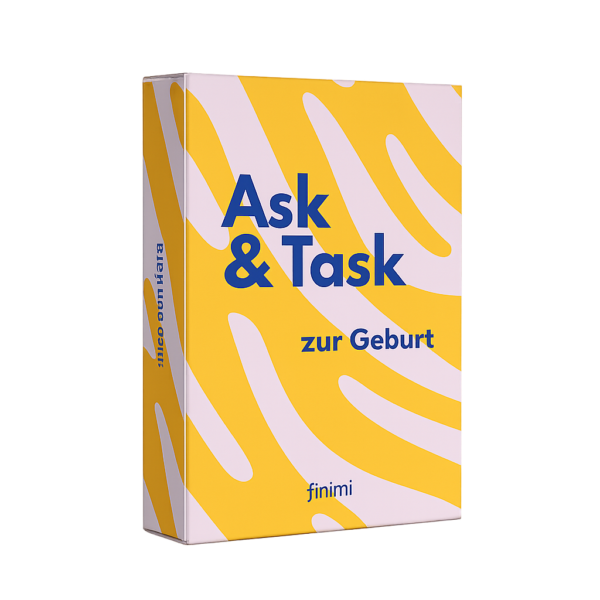 Ask & Task Kartenset zur Geburt für werdende Eltern