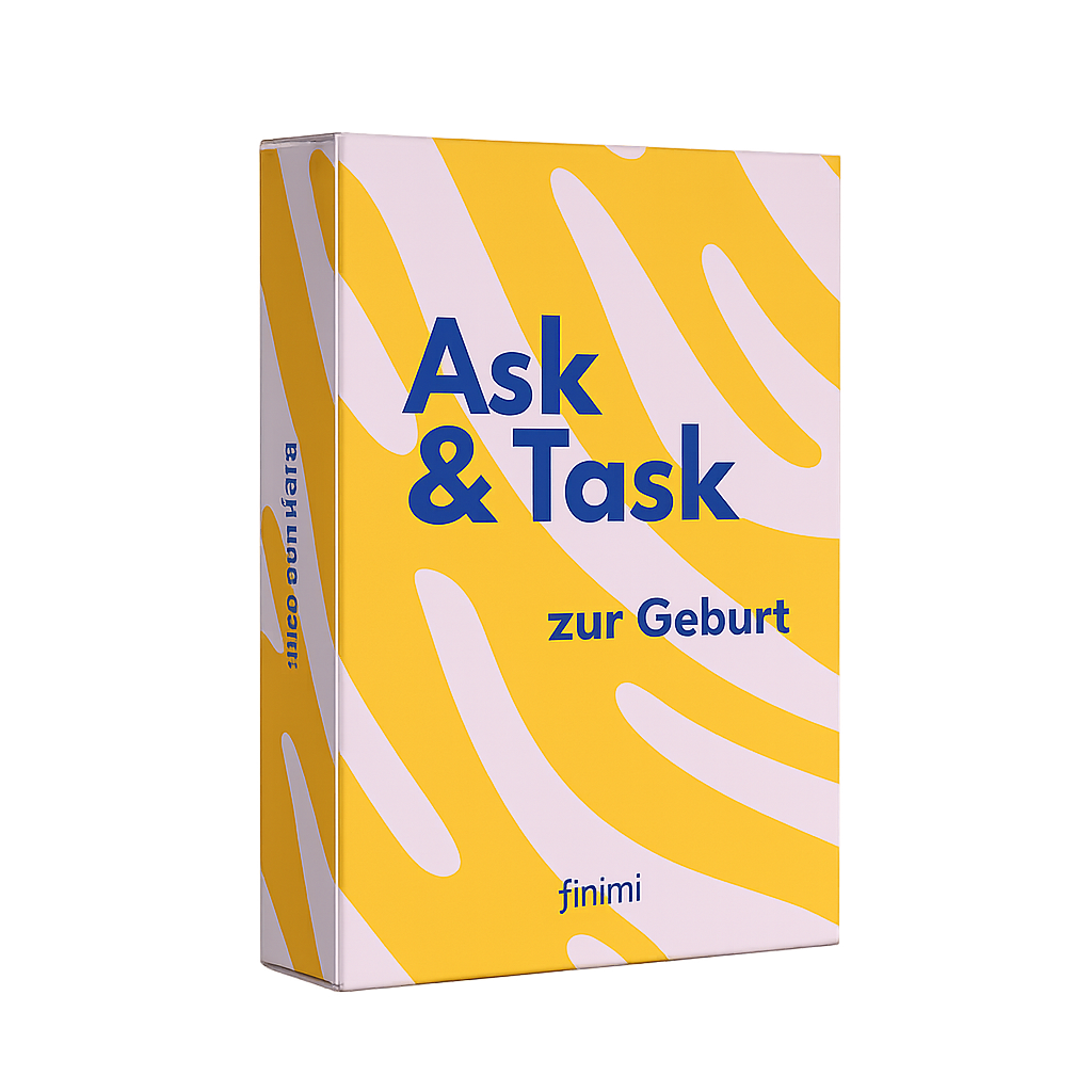 Ask & Task Kartenset zur Geburt für werdende Eltern