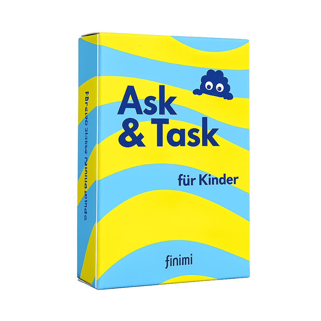 Ask & Task Kartenset für Kinder | Fragen & Spiele