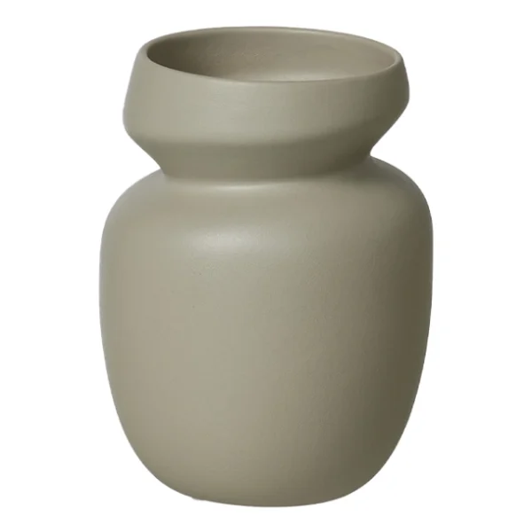 Vase Ania in Sand aus handgefertigter Keramik