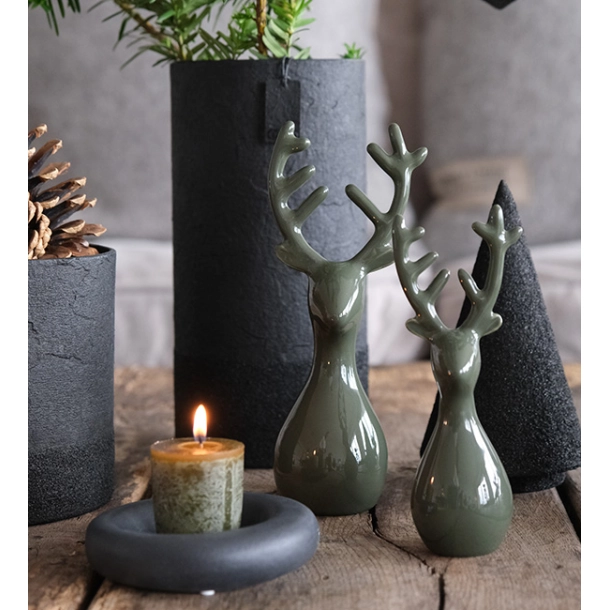 Keramik-Rentier „Hunting Green“ – ein Weihnachtsliebling in tiefem Grün – Bild 3