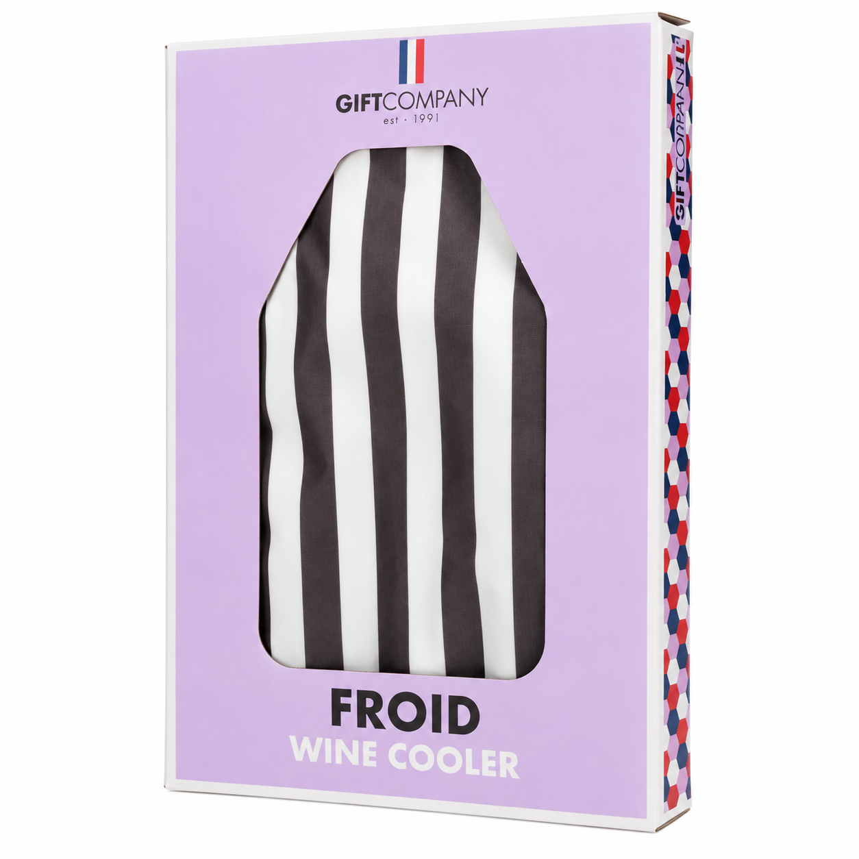 FROID Kühlmanschette – Streifen Schwarz/Weiß | Gift Company – Bild 2