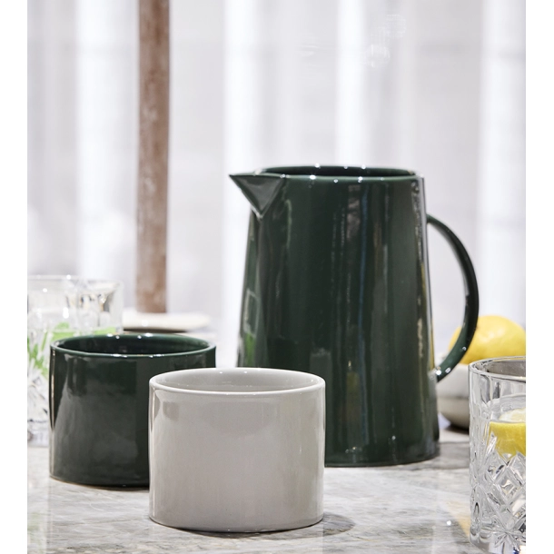 Keramikkrug „Glossy Hunting Green“ – Krug, Vase & Lieblingsstück in einem – Bild 2