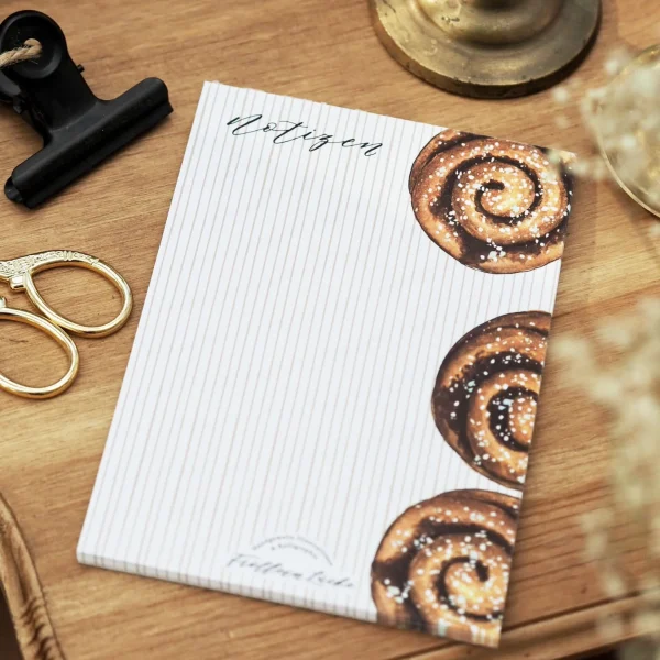 Notizblock Kanelbullar – süße Gedanken & kleine Pläne
