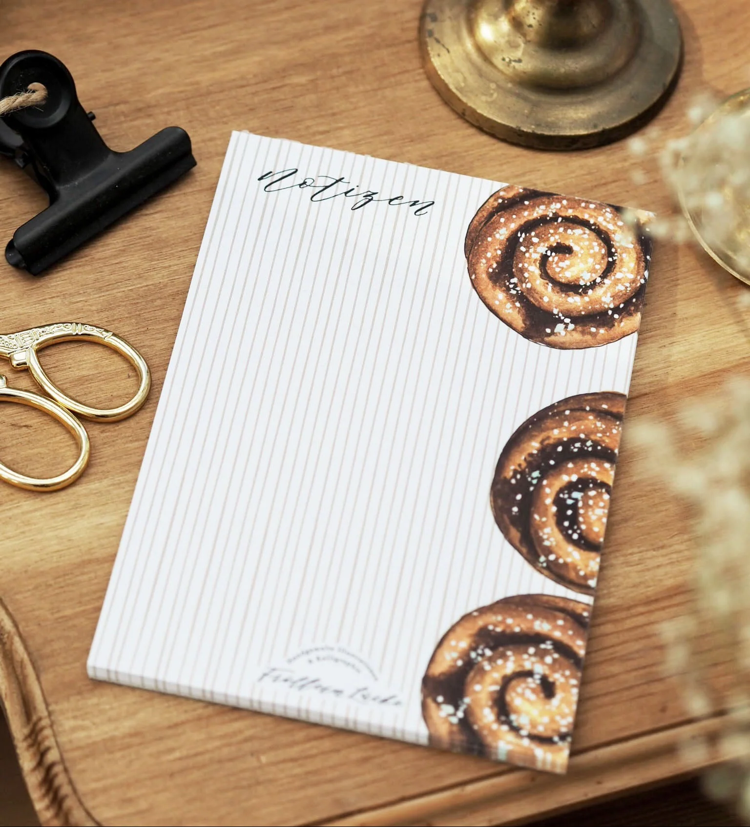 Notizblock Kanelbullar – süße Gedanken & kleine Pläne