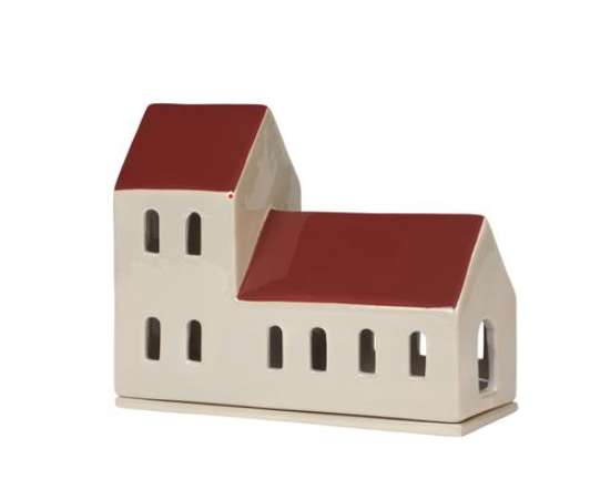 Leuchtendes Zuhause – Kerzenhaus aus Dolomitkeramik